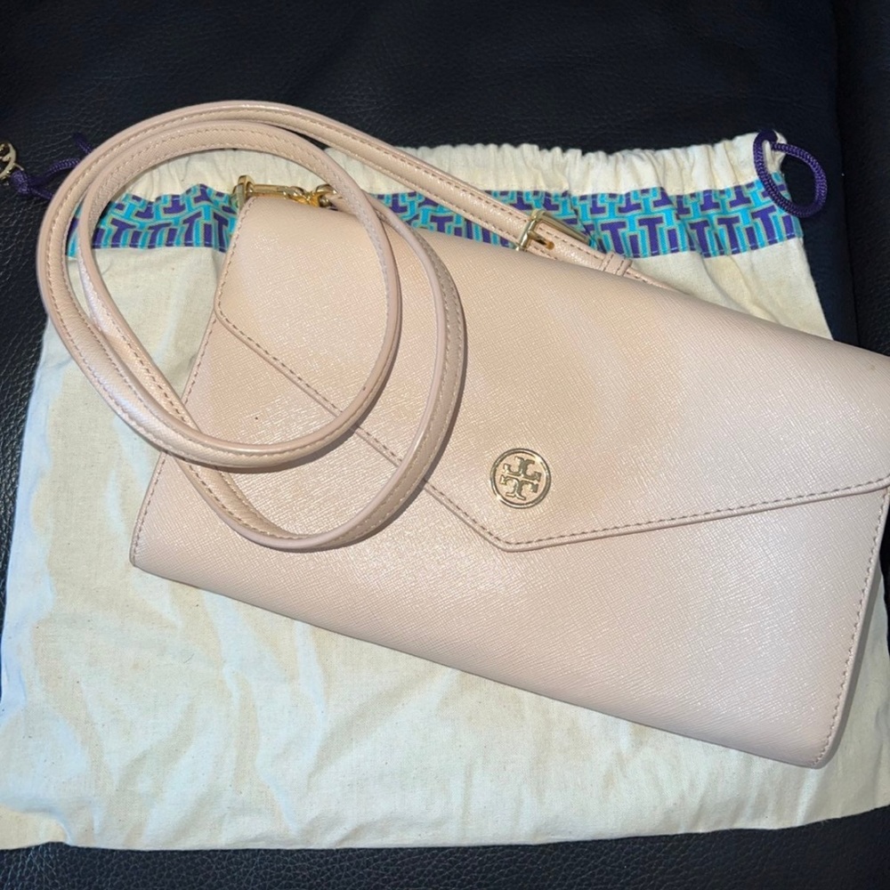 Tory Burch robinson expandable concierge bag